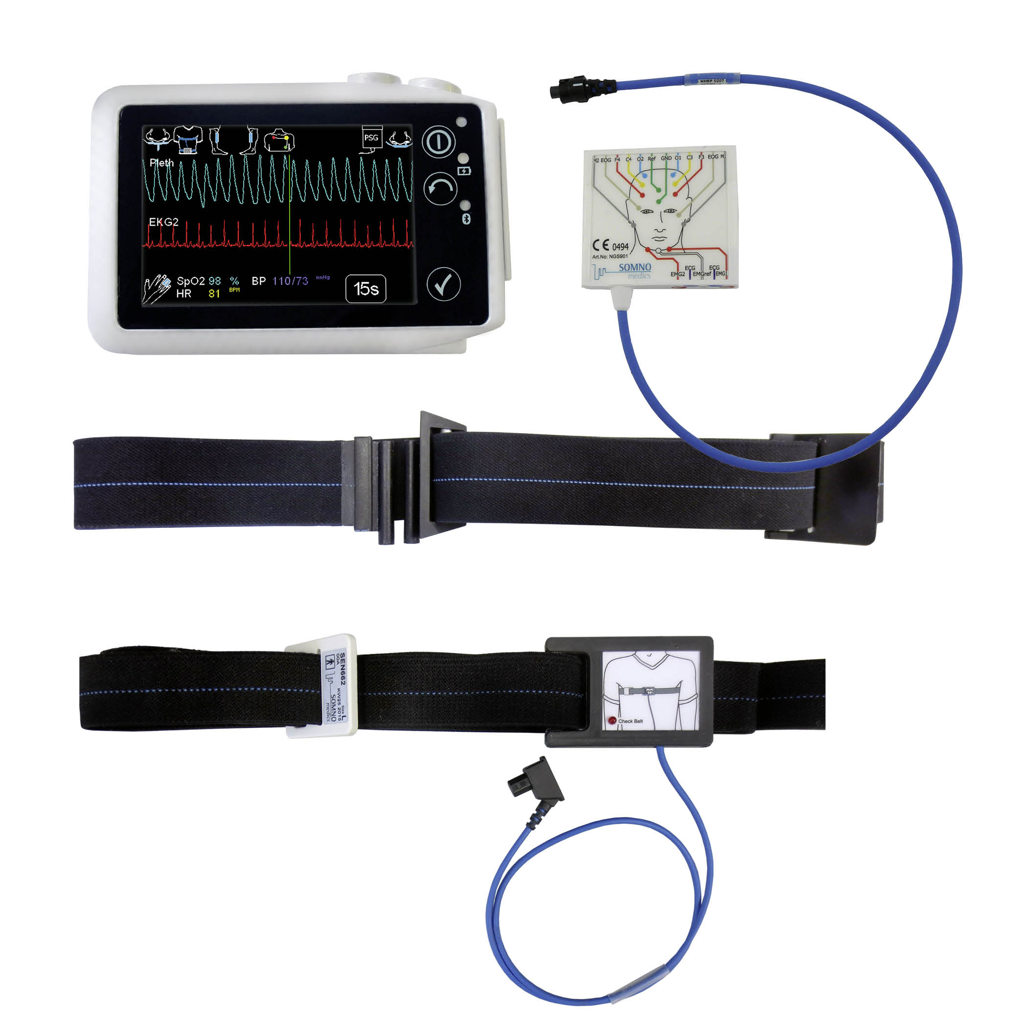 SOMNO HD PSG, Polysomnographie-System